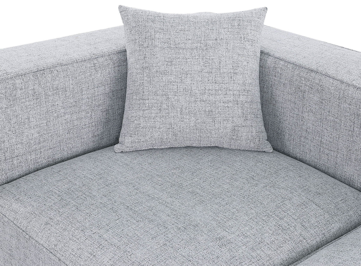 Cube - Linen 4 Piece Modular Corner Sectional