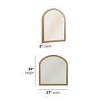 Normandy - Mirror - Light Brown