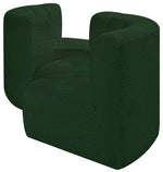 Arc - Boucle Fabric 4 Piece Curved Modular Sofa