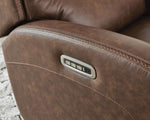 Motion-Max - Swivel Glider Power Recliner - Saddle