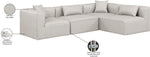 Cube - 4 Piece Modular Corner Sectional