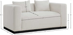 Alfie - Linen Textured Fabic Loveseat