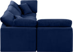 Indulge - Velvet 4 Piece Modular Sectional