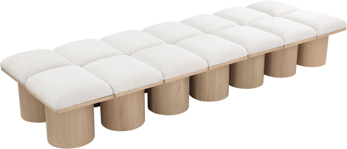 Pavilion - 14 Piece Modular Bench With Natural Base