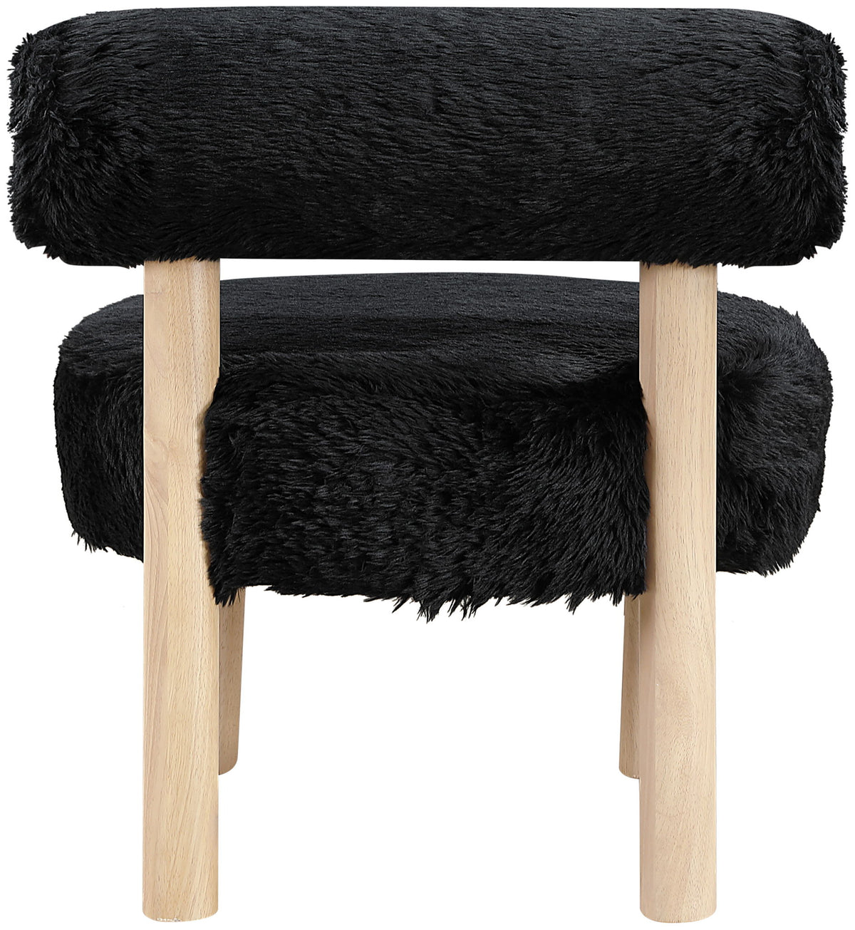 Ambre - Shearling Fabric Accent Chair