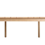 Balmor - 53" Square Outdoor Dining Table, Seats 4 - Wire-Brushed Natural Eucalyptus