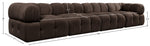 Orin - Fabric Velvet 4 Piece Modular Sofa