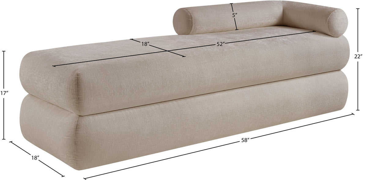 Kennedy - Chenille Bench