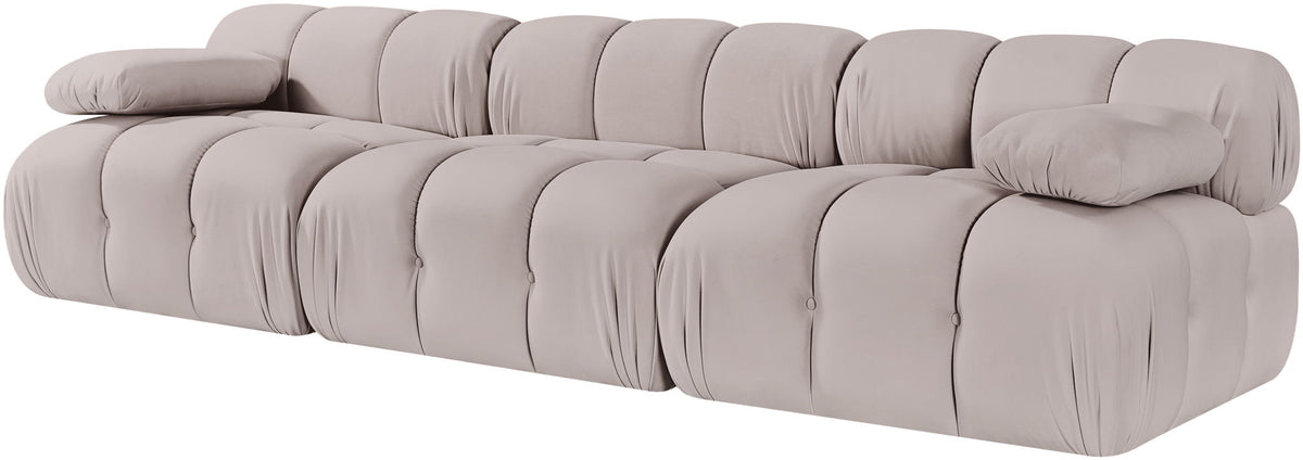 Orin - Velvet 3 Piece Modular Sofa