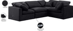 Indulge - Velvet 4 Piece Modular Corner Sectional
