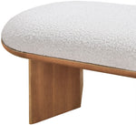 Wilshire - Bench With Brown Base - Cream