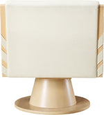 Millwin - Swivel Accent Chair With Natural Base