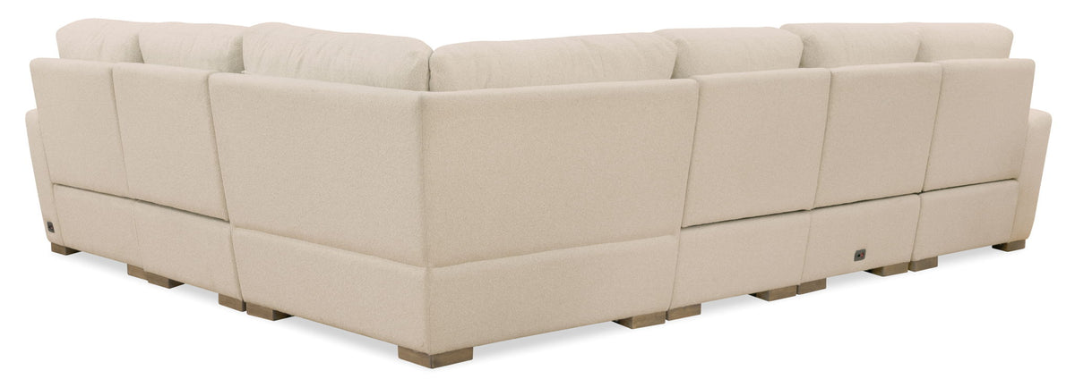 MS - Optimus Five-Seat Power Sectional - Beige