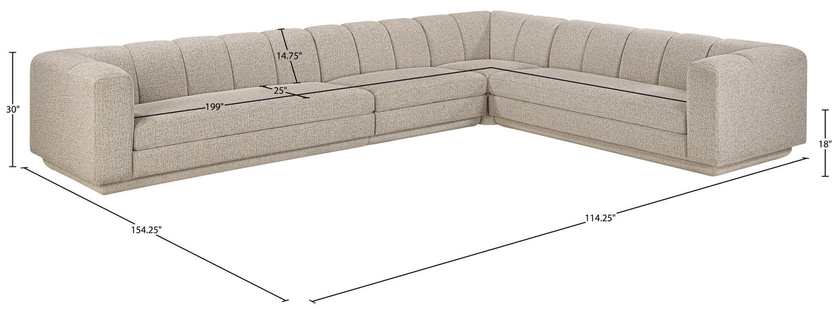 Modari - Sectional - Beige