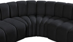 Arc - Velvet 8 Piece U-Shaped Modular Sofa