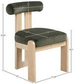 Arienzo - Performance Fabric Upholstered Dining Chair (Set of 2) - Natural Base