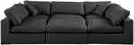 Comfy - 6 Piece Faux Leather Sectional