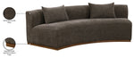 Avanti - 104" Chenille Fabric Upholstered Sofa