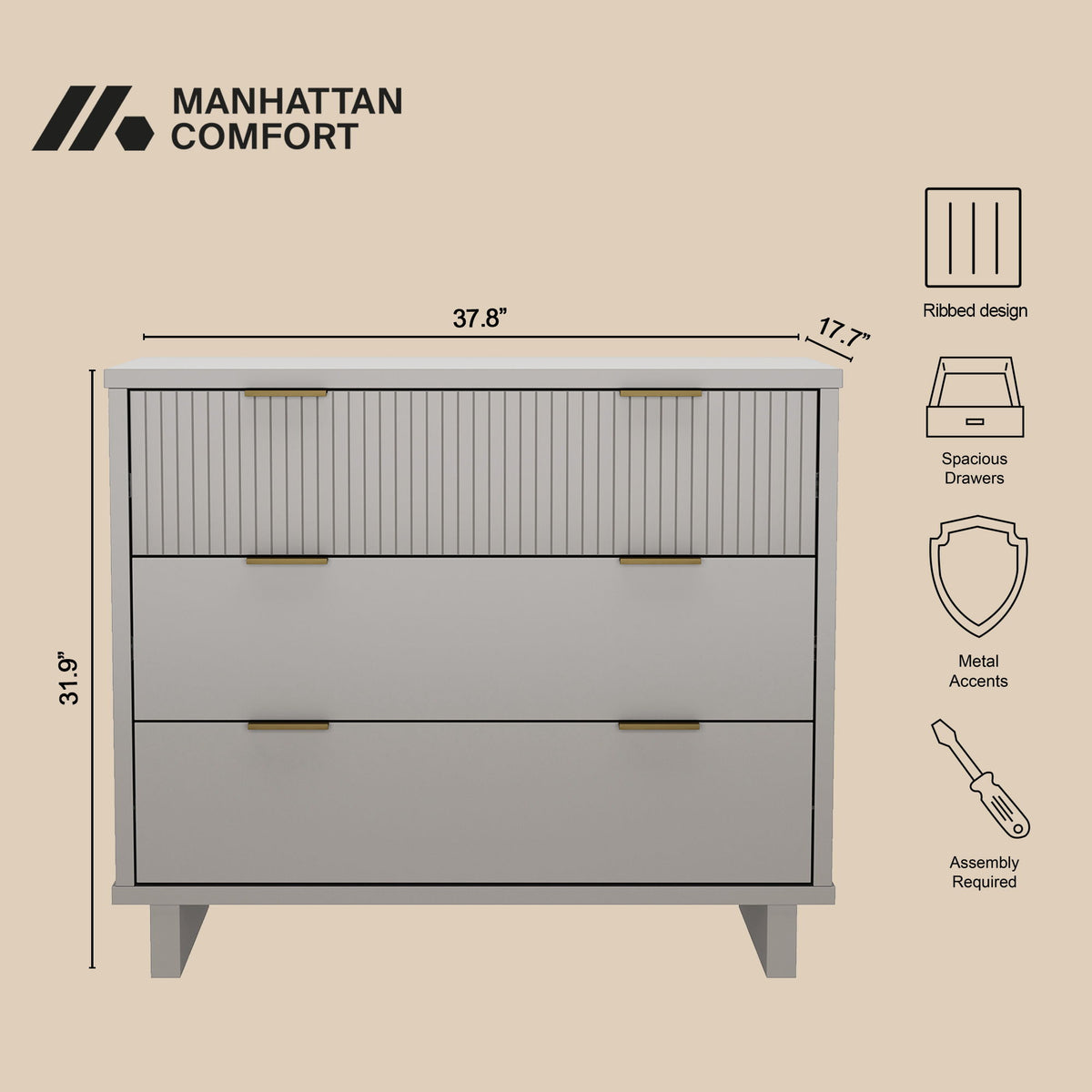 Manhattan Elara - Solid Wood Dresser