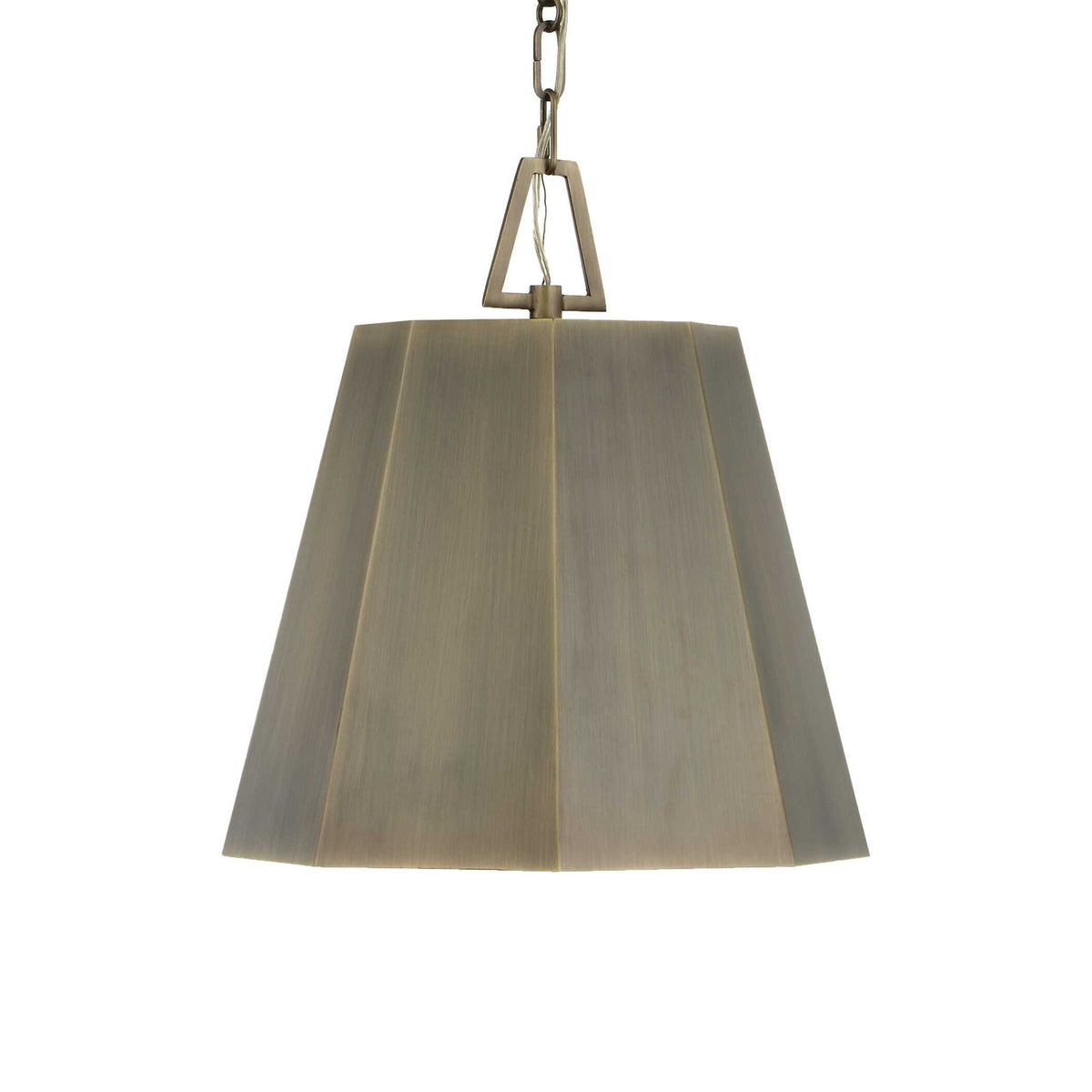 Granada - 1 Light Hexagon Pendant - Dark Gray