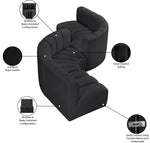 Arc - Faux Leather 6 Piece Modular Sofa
