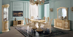 Aida - Dining Table - Ivory / Gold