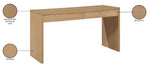Avro - Solid Wood And Oak Veneer Desk