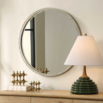 Break The Ice - Round Mirror - Gold