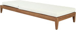 Mirella - Water Resistant Fabric Upholstered Outdoor Patio Chaise Lounge