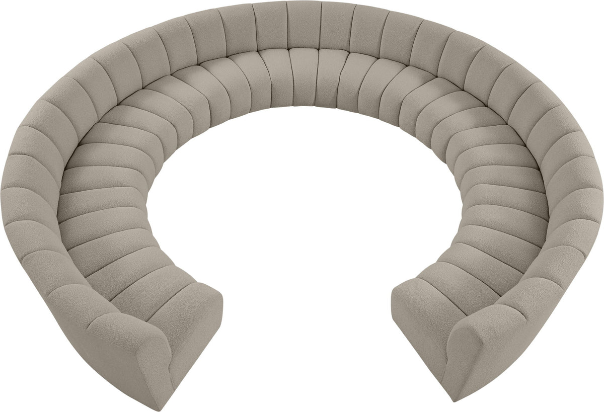 Infinity - 11 Piece Boucle Modular Sectional