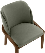 Navo - Vegan Leather Upholstered Dining Chair - Green