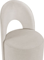 Cirelle - Linen Textured Performance Fabric Dining Chair (Set of 2)