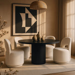 Cirelle - Linen Textured Performance Fabric Dining Chair (Set of 2)