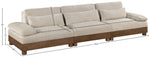 Turin - Chenille Fabric Upholstered Modular Sectional - Taupe