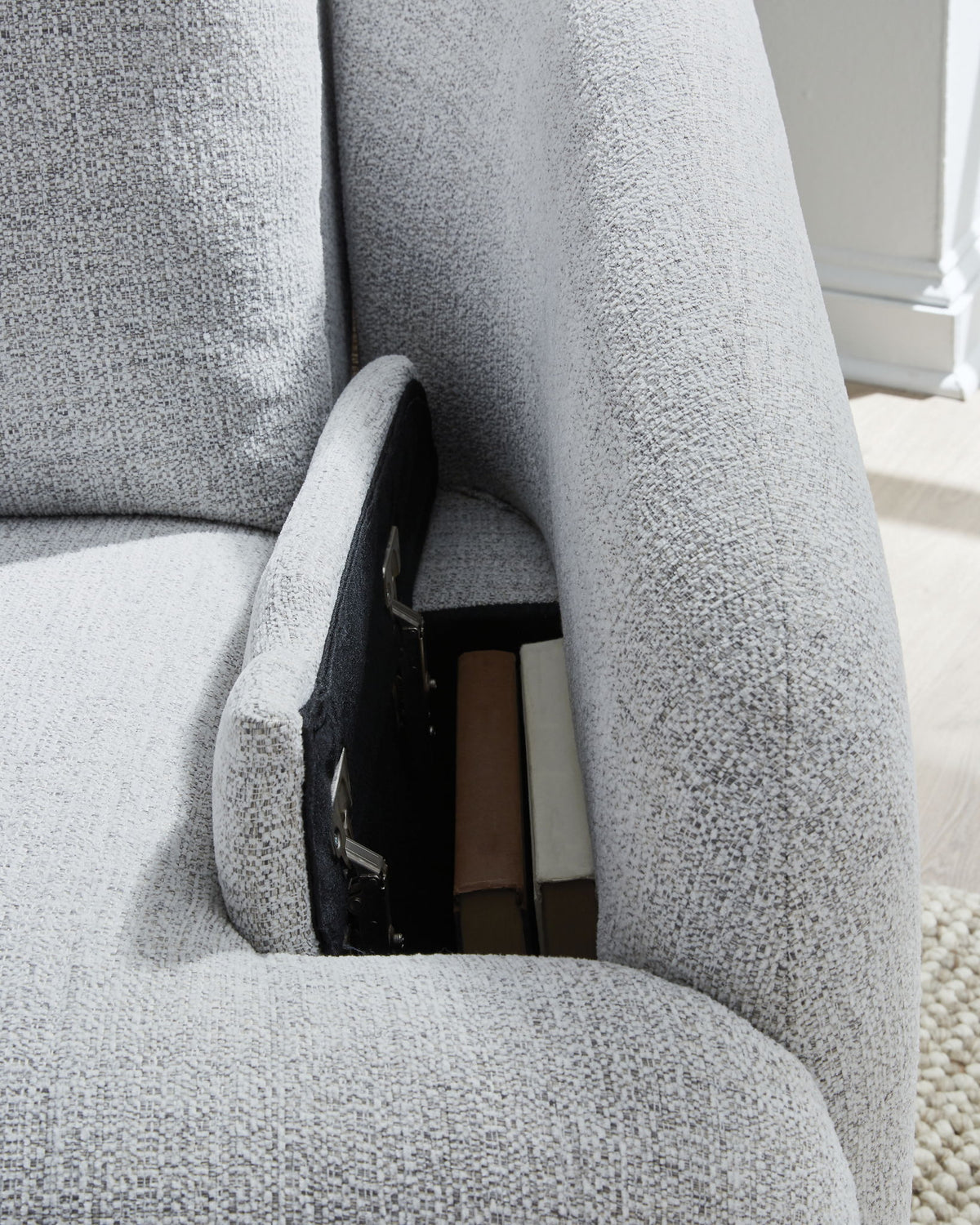 Alainmont Next-Gen Nuvella - Swivel Power Recliner