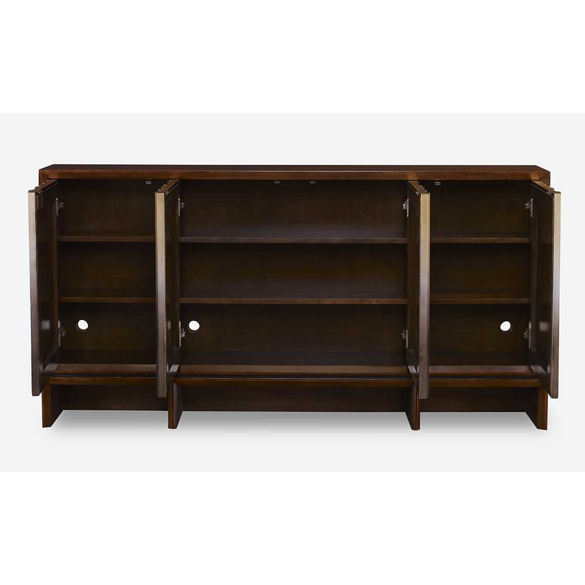 Ombre Luster - Console Table - Brass / Bronze / Woodtone