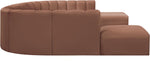 Arc - Faux Leather Modular Sectional
