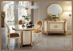 Melodia - Dining Table - Beige / Gold