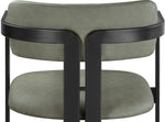 Aurum - Vegan Leather Upholstered Counter Stool With Graphite Black Base