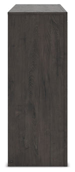 Fraluna - Six Drawer Dresser - Charcoal