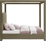 Eden - Boucle Fabric Upholstered Bed