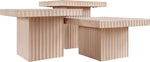Spencer - Oak Veneer 3 Piece Coffee Tabl
