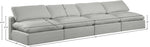 Comfy - Linen Modular Armless Sofa 4 Seats