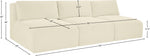 Shaggy - 3 Seat Modular Armless Sofa