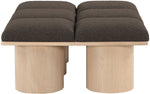 Pavilion - 6 Piece Modular Bench With Natural Base