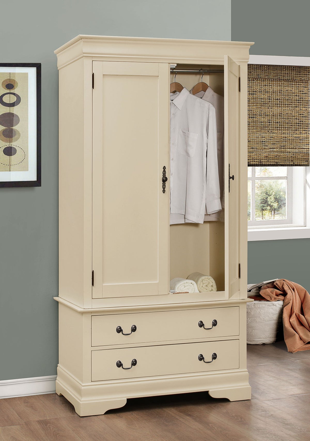 Glory Furniture - Louis Phillipe - Armoire