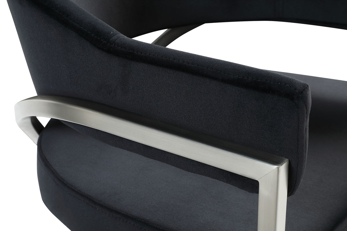 Madelyn - Dining Chair (Set of 2) - Brushed Chrome