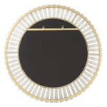 Denali - Textured Glass Round Mirror