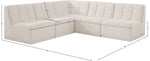 Relax - 5 Piece Modular Sectional