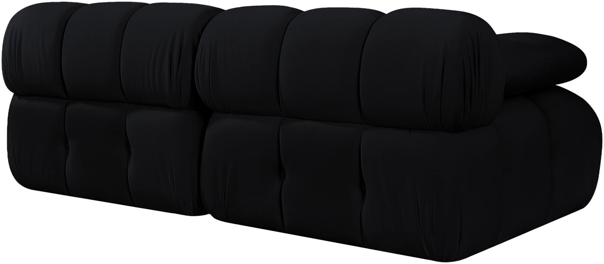 Orin - Velvet Performance Fabric Upholstered 2 Piece Modular Sofa